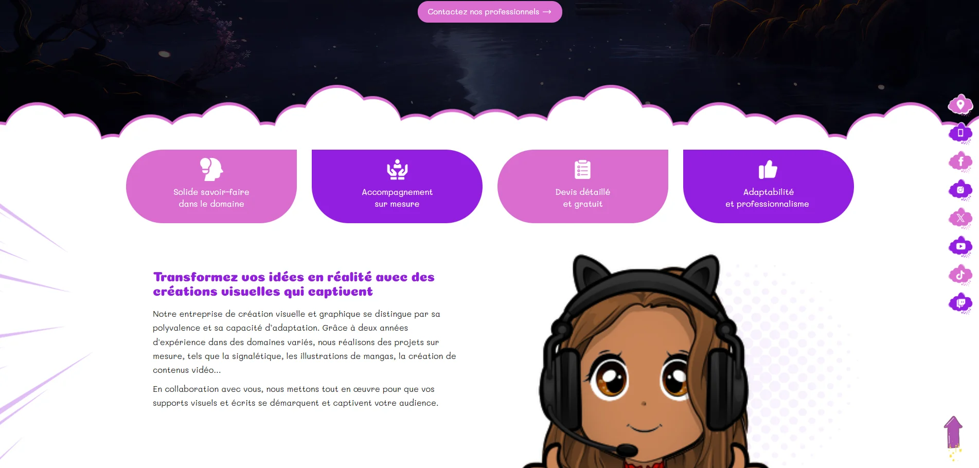 Ancienne version Deux Traits Une Fille